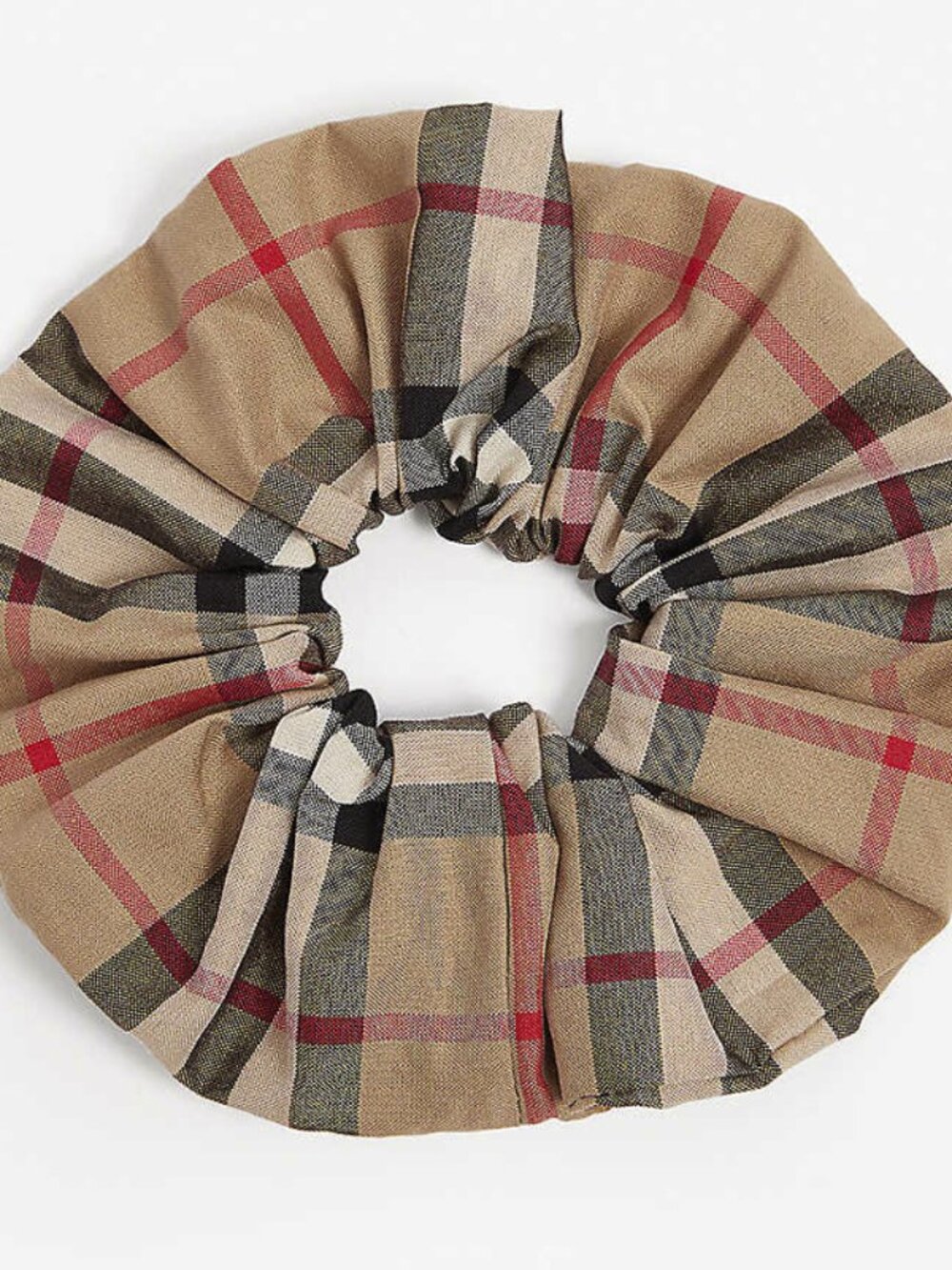 NWT Burberry Vintage Classic Check Hair Scrunchie